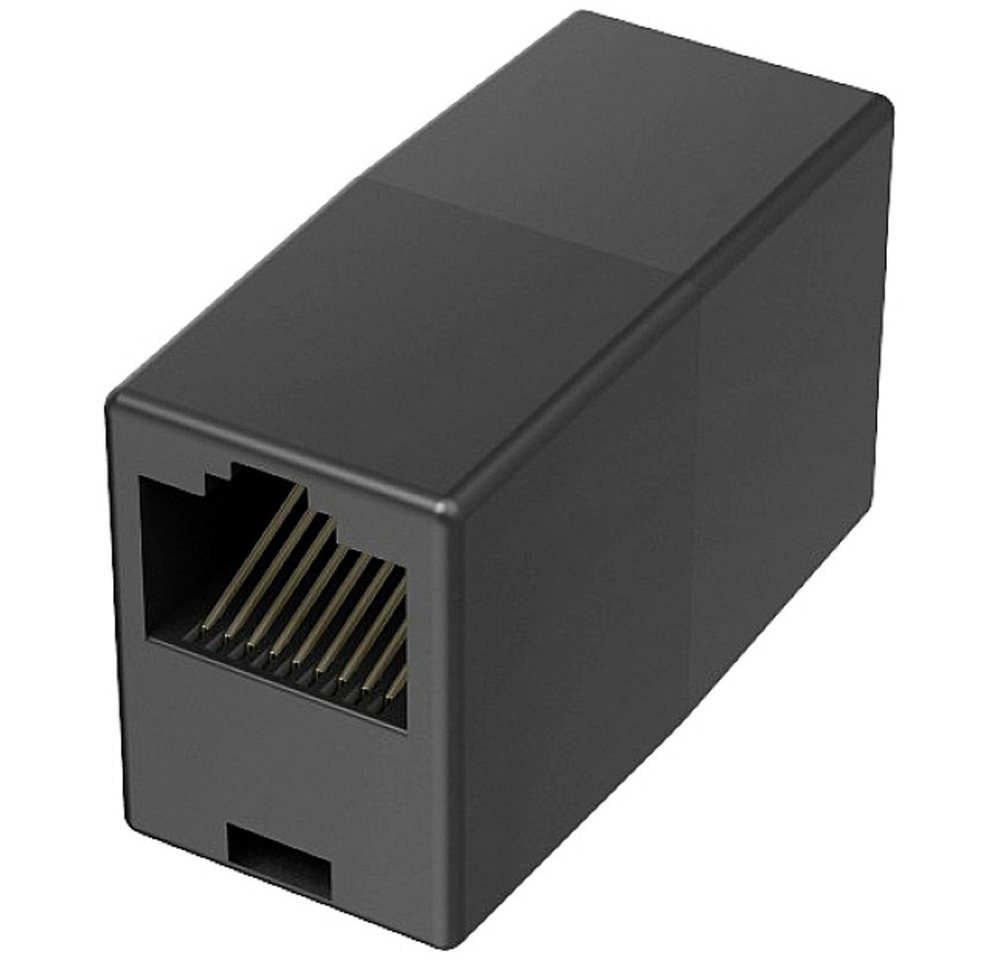 Hama Hama ISDN Adapter [1x RJ45-Buchse 8p8c - 1x RJ45-Buchse 8p8c] Schwarz Telefonkabel von Hama