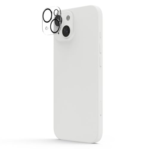 Hama Handy Kameraschutz für iPhone 14/14 Plus (iPhone Linsenschutz stoßfest, Kameraglas 9H, Schutzfolie case-friendly, Handy Kamera Abdeckung kratzfest, Panzerglas iPhone blasenfrei) von Hama