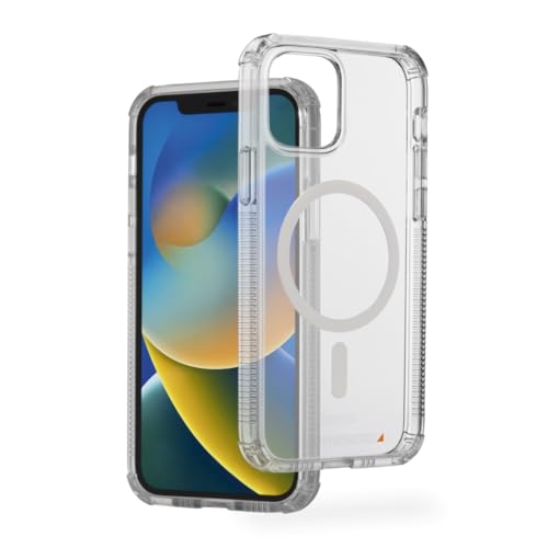 Hama Handyhülle „Extreme Protect“ für iPhone 12/12 Pro und MagSafe (D3O Bumper, stoßfest, sturzsicher, bruchsicher, durchsichtige iPhone Hülle ohne Vergilben, magnetisches Case für induktives Laden) von Hama