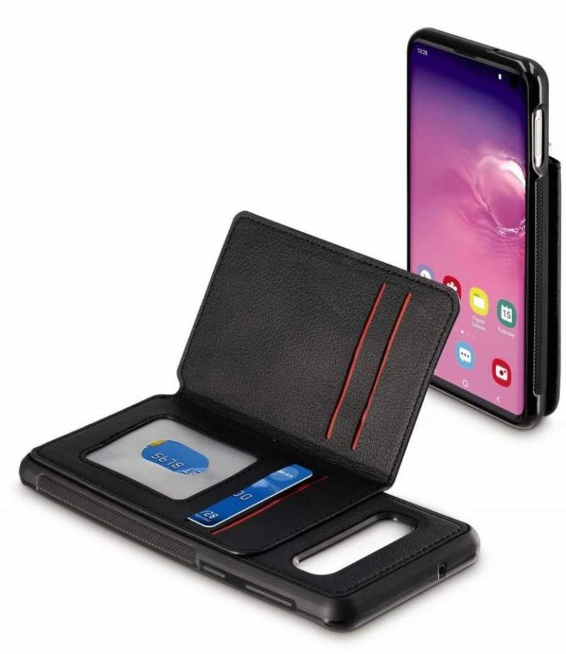 Hama Handyhülle Cover mit Kartenfach Wallet Case Schutz-Hülle, Anti-Kratz, aufklappbare Kartenfächer von Hama