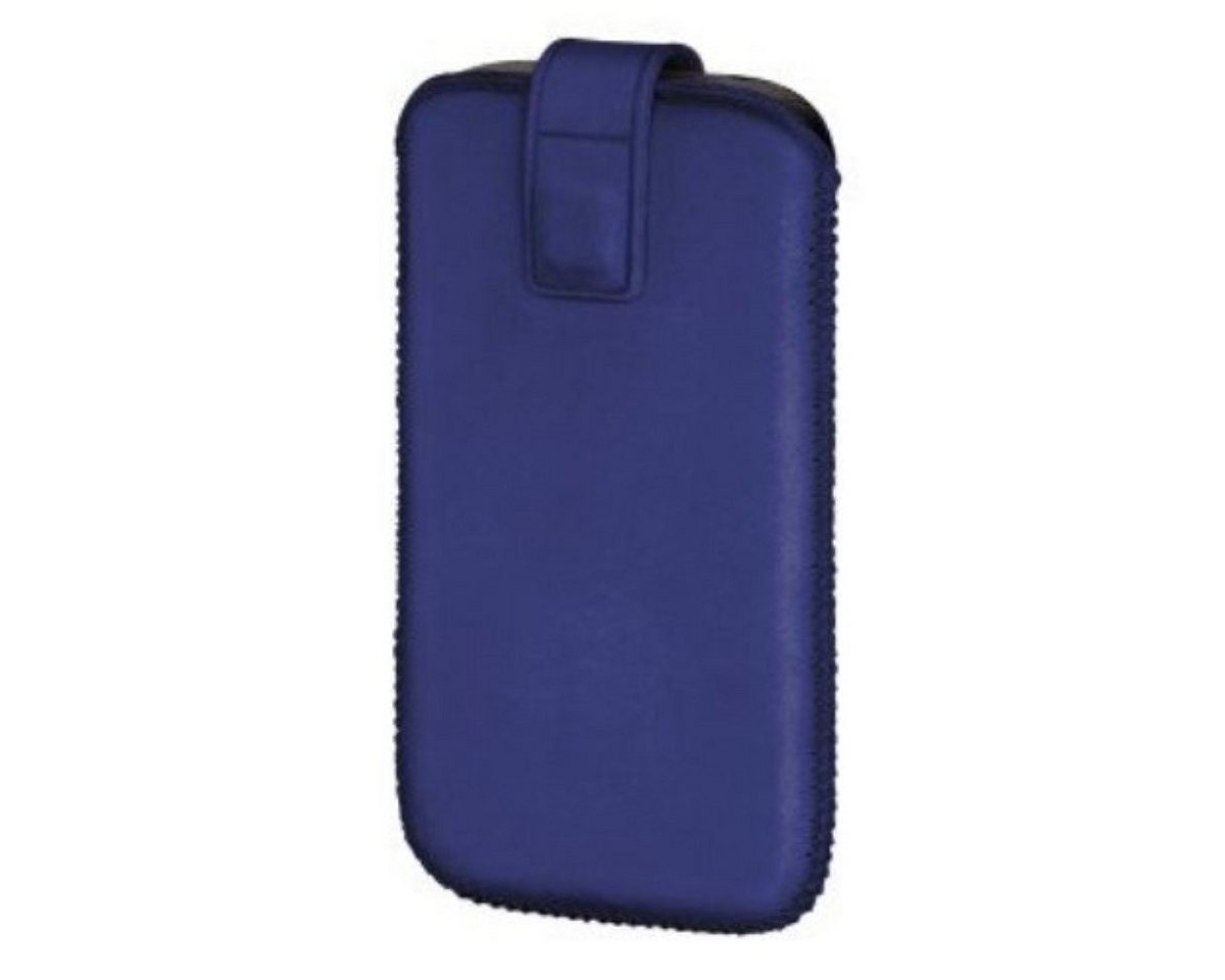 Hama Handyhülle Leder Universal Tasche Pouch Schutz-Hülle Blau, Etui mit Gürtelschlaufe von Hama