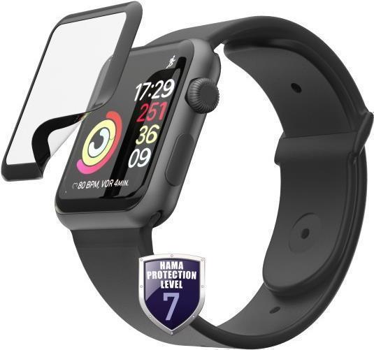 Hama Hiflex - Displayschutz - Transparent - Apple - Watch 7 - 41 mm - Klare Bildschirmschutzfolie - Schlagfest - Kratzresistent - Schockresistent (00213056) von Hama