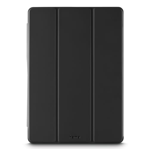 Hama Hülle für Samsung Galaxy Tab S9 FE 10,9", Stifthalter (Standfunktion, Magnet, Tablethülle, Tablet Case, für Tab S9 FE, Fold, Klapphülle, Flipcase, Hülle mit Stifthalter, transparent) schwarz von Hama