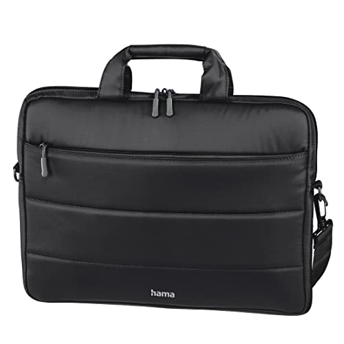 Hama Laptop Tasche bis 15.6 Zoll (Notebook Tasche für Laptop, Tablet, MacBook, Chromebook bis 15,6 Zoll, Umhängetasche als Arbeitstasche oder Schultasche für Herren und Damen) schwarz von Hama