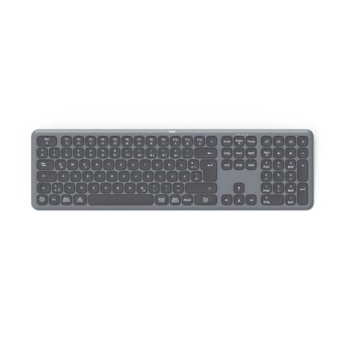 Hama Tastatur kabellos (Multi Device Tastatur mit Funk/Bluetooth für PC, Smartphone, Tablet, Vollformat, mit Batterien, leise Scissortasten, Multimedia Tasten, deutsches QWERTZ-Layout) schwarz von Hama