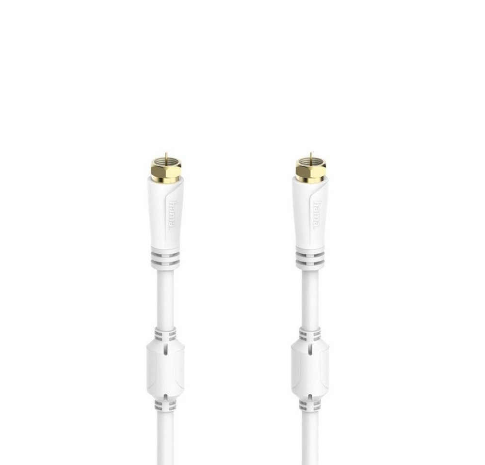 Hama SAT-Anschlusskabel, F-Stecker - F-Stecker, vergoldet, 3,0 m, 100 dB Audio- & Video-Kabel Hama SAT-Anschlusskabel, F-Stecker - F-Stecker, vergoldet, 3,0 m, 100 dB Audio- & Video-Kabel von Hama