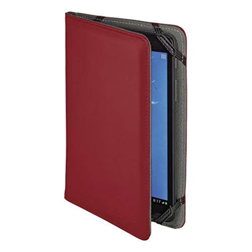 Hama Schutzhülle mit Klappe Pool, für Tablets bis 17,8 cm (7 Zoll), Rot von Hama