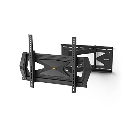 Hama TV Wall Mount Swivelling 180°, Tilt, Extendable (TV Mount for TVs with 32 to 65 Inches, TV Mount with Anti-Theft Protection, Ideal for Commercial Areas, VESA up to 400 x 400) von Hama