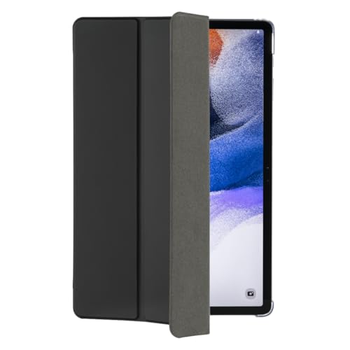Hama Tablet Hülle „Fold Clear“ für Samsung Galaxy Tab S7/S8 11" (Schutzhülle mit Tablet-Stand zum Klappen, Tablet Tasche für Auto-Schlaf/Wach, Samsung Tablet Hülle mit S-Pen Stifthalterung) schwarz von Hama