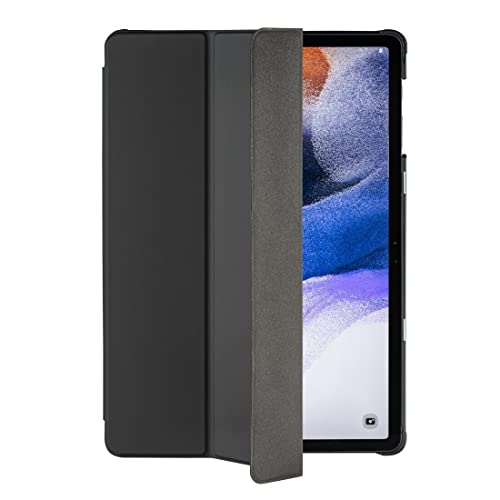 Hama Tablet Hülle „Fold“ für Samsung Galaxy Tab S7/S8 11“ (Schutzhülle mit Tablet-Stand zum Klappen, Samsung Tablet Hülle mit Stifthalterung für S-Pen, Tablet Tasche für Auto-Schlaf/Wach) schwarz von Hama
