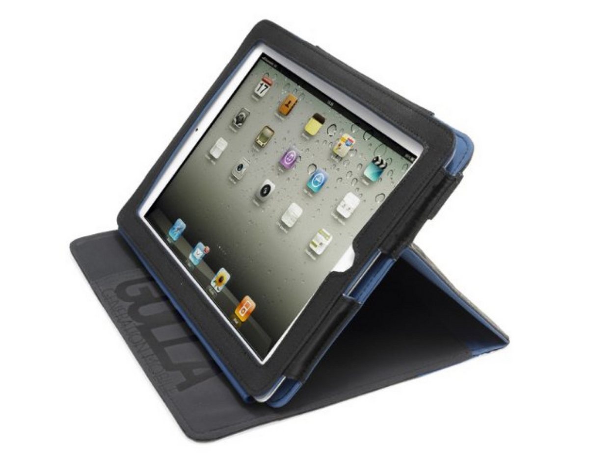 Hama Tablet-Hülle Portfolio Poptop für Apple iPad 2/3/4/Air, Klapp-Tasche passend für Apple iPad 4 3 4G 3G 2 2G, Stand-Funktion von Hama