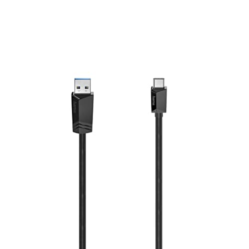 Hama USB-C-Kabel, USB-A-Stecker - Stecker, USB 3.2 Gen2, 10 Gbit/s, 1,00 m von Hama