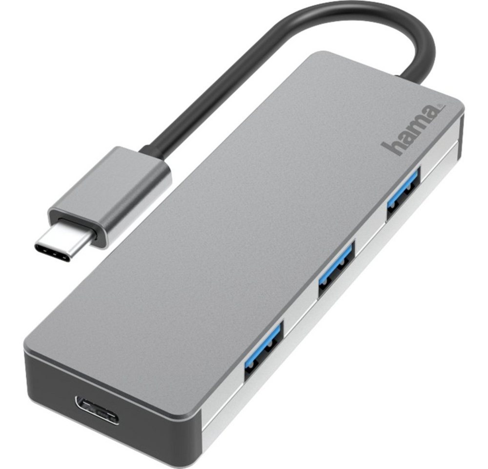 Hama USB-Verteiler Hama 00200105 4 Port USB-C® (USB 3.2 Gen 2) Multiport Hub Anthrazit von Hama