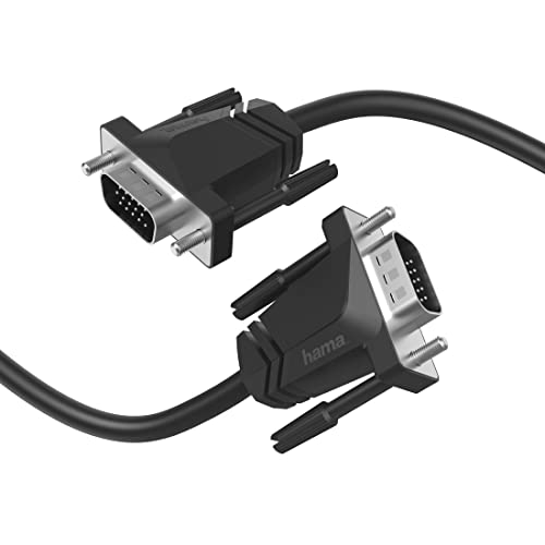 Hama VGA-Kabel, Full-HD 1080p schwarz 3 m lang von Hama