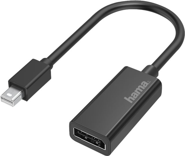 Hama Video-Adapter, Mini-DisplayPort-Stecker - DisplayPort-Buchse, Ultra-HD 4K (00200331) von Hama