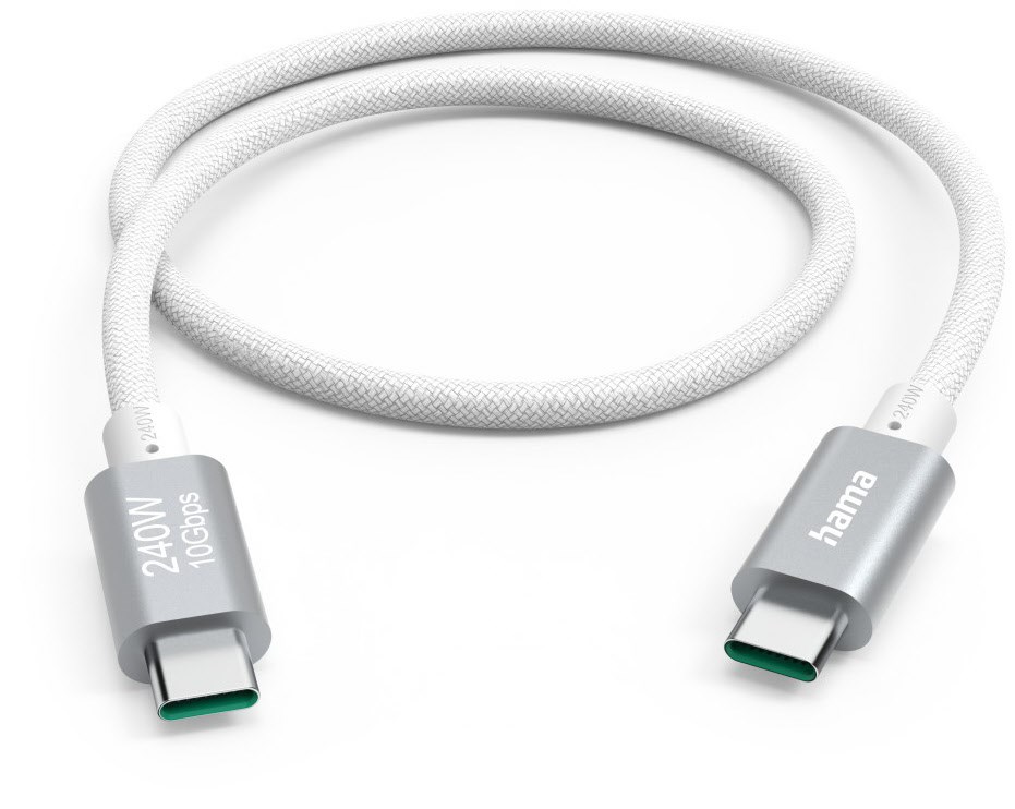 USB-C-Kabel Full Featured (1,5m) weiss von Hama