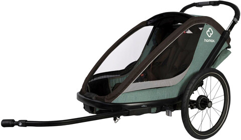 Hamax Kinderfahrradanhänger Cocoon green/black von Hamax