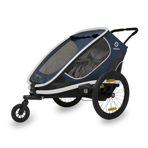 Hamax Kinderfahrradanhänger Outback One Navy Blue von Hamax