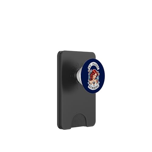 Hamburg St. Pauli Reeperbahn Hafen Seemann Tattoo Mädchen PopSockets PopWallet für MagSafe von Hamburg St. Pauli Reeperbahn Hafen Digger