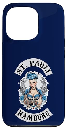 Hülle für iPhone 13 Pro Hamburg St. Pauli Reeperbahn Hafen Seemann Tattoo Mädchen von Hamburg St. Pauli Reeperbahn Hafen Digger