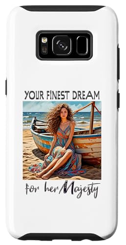 Hülle für Galaxy S8 Beach Lady, dein feinster Traum für ihre Majestät, das Meer von Hamiltonmagic