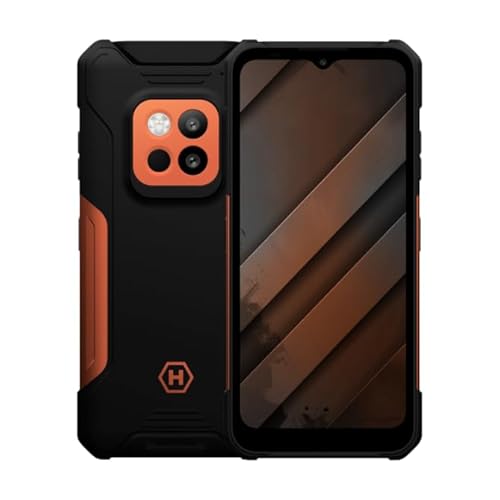 Hammer Construction 2 Thermal Ultra-Robustes Smartphone IP69 mit Thermometer und und Laser-Entfernungsmess, 8+8GB RAM, Android 14, 108mpx Starke Kamera, 6500mAh Akku mit Powerbank Funktion, 256GB/1TB von Hammer H