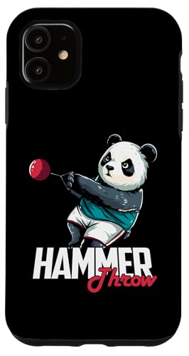 Hülle für iPhone 11 Hammerwurf Panda von Hammer Thrower Pandabear Hammer Throwing