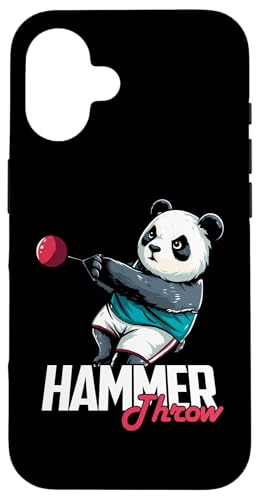 Hülle für iPhone 16 Hammerwurf Panda von Hammer Thrower Pandabear Hammer Throwing