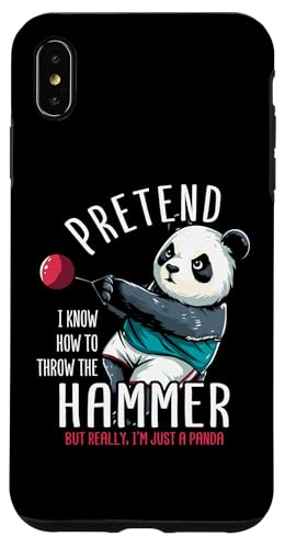 Hülle für iPhone XS Max Hammerwurf Panda von Hammer Thrower Pandabear Hammer Throwing