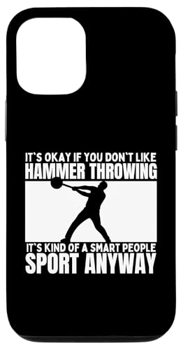 Hülle für iPhone 15 Pro Hammer Throwing Is For Smart People Lustiger Hammerwerfer von Hammer Throwing Enthusiast Designs