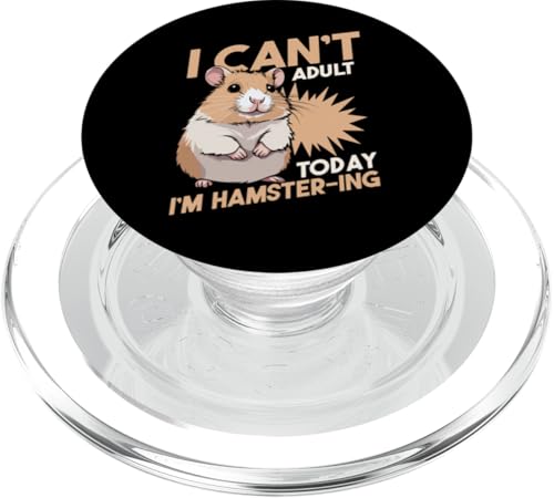 Can't Adult Today I'm Hamstering Feldhamster Züchter Hamster PopSockets PopGrip für MagSafe von Hamsterkäfig XXL Hamsterzubehör Set Geschenke