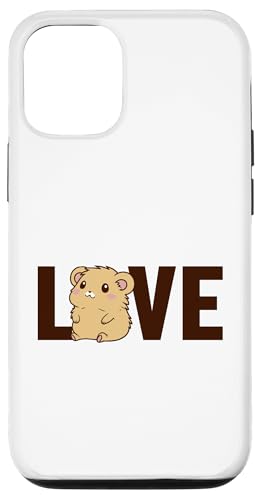 Hülle für iPhone 12/12 Pro Hamster Love Feldhamster Goldhamster Zwerghamster Hamster von Hamsterkäfig XXL Set Hamsterzubehör Geschenke