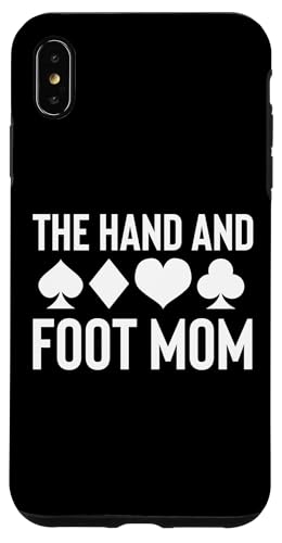 Hülle für iPhone XS Max The Hand And Foot Card Game Mom Mothers Day von Hand And Foot Karten Spiel Design