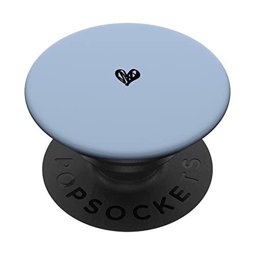 Niedliches handgezeichnetes Herz Liebe minimalistisch PopSockets Klebender PopGrip von Hand Drawn Heart Design