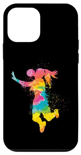 Hülle für iPhone 12 mini Handball Retro Handballerin für Handballspielerin Mädchen von Handball Coole Geschenkidee Handballer Outfit Shop