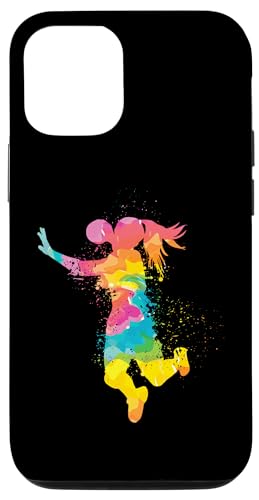 Hülle für iPhone 14 Handball Retro Handballerin für Handballspielerin Mädchen von Handball Coole Geschenkidee Handballer Outfit Shop