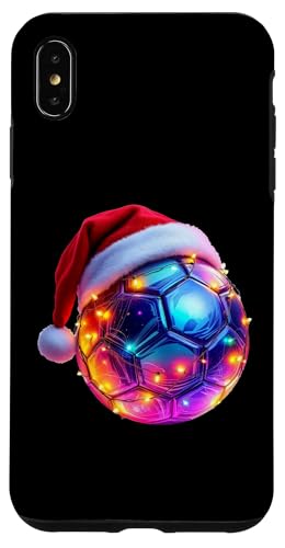 Hülle für iPhone XS Max Lustiger Weihnachts-Handball mit Mütze & Lichterkette von Handball-Überraschungen für Spieler und Trainer