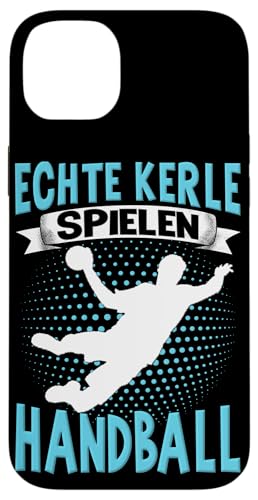 Hülle für iPhone 14 Plus Handballer Herren Jungen Echte Kerle Spielen Handball von Handballer Zubehör Handballspieler Sportler Sport