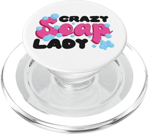 Seifenherstellung Basteln Crazy Soap Lady PopSockets PopGrip für MagSafe von Handmade Soap Maker Soaping HS0