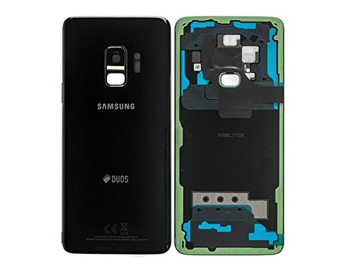 Handyteile24 ✅ ? ? Akkudeckel Backcover Batterie Deckel Rückseite für Samsung Galaxy S9 G960FD DUOS Midnight Schwarz Black Service Ersatzteil GH82-15875A von Handyteile24 ✅