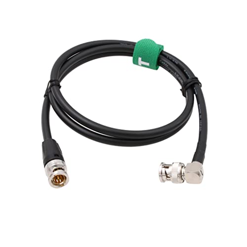 HangTon 12G 4K Raw SDI Koaxial Videokabel BNC auf BNC Canare LV-61S 75 ohm für Kamera Monitor Flexibel Geschirmt 80cm Schwarz von HangTon