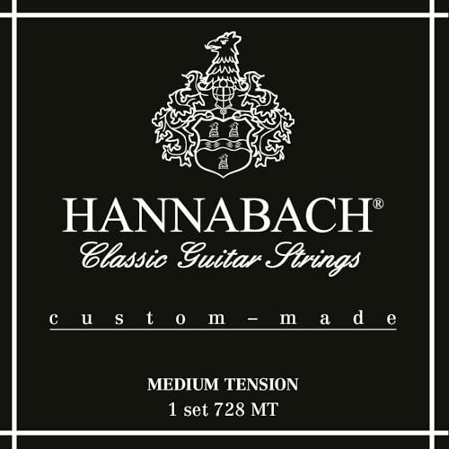 Hannabach 652687 Klassikgitarrensaiten Serie 728 Medium Tension Custom Made - Satz von Hannabach