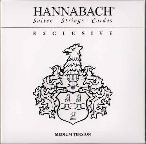 Hannabach 652737 Klassikgitarrensaiten Satz Exclusive Serie Medium Tension von Hannabach