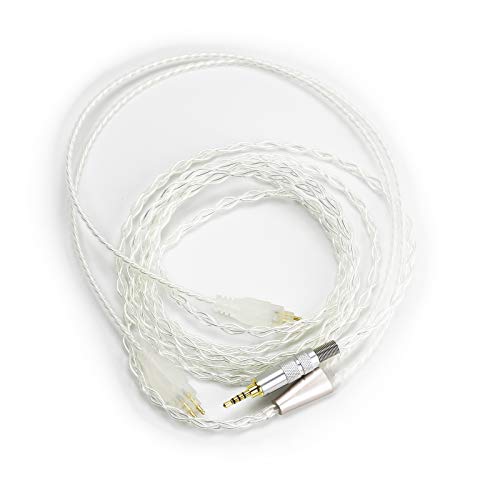 Audiokabel mit 2,5mm Trrs-Kabel mit symmetrischem Stecker Kompatibel mit Sennheiser HD650, HD600, HD580, HD660S, HD58X, Massdrop HD6XX, HD565 Kopfhörern Kompatibel mit Astell & Kern AK240 AK380 2,1m von HansnBy