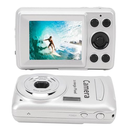 Digitalkamera mit 32 GB SD-Karte, 16 MP, ABS-Retro-Design, 2,4-Zoll-Display, 1080P, Kleine Tragbare Point-and-Shoot-Kamera für, Teenager, Erwachsene, 16-facher Zoom für von Haofy