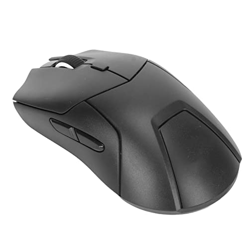 Haofy Büromaus, Gaming-Maus, Atmendes Licht, Kabellose Lautstärkeregelung, Ergonomisches Design, 1000 Bis 4000 DPI für Unternehmen (Schwarz) von Haofy