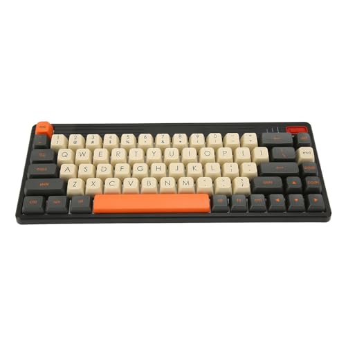 Haofy Kabelgebundene RGB-Tastatur, Mechanische Tastatur, 3 Modi, Hohe Empfindlichkeit, Hot-Swap-fähig für Büro von Haofy