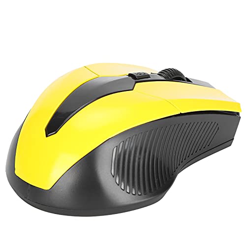 Haofy Kabellose Maus, Ergonomisches -optisches Computerzubehör für Notebook-Tablet-PC (Yellow) von Haofy