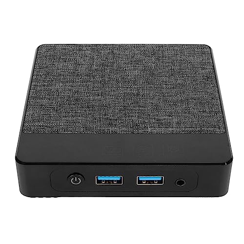 Haofy -PC, Büro 100–240 V -Desktop-Computer mit Bis zu 2,8 GHz, 2,4 G, 5 G, WLAN, Gigabit-Ethernet (EU-Stecker 6+64) von Haofy