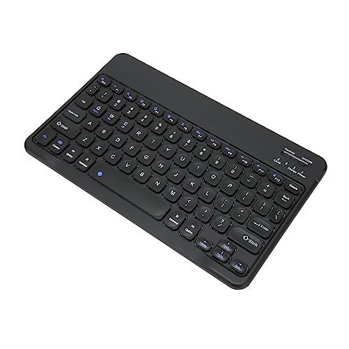 Haofy Tablet-Tastatur, Stabile Verbindung, Ultraschlanke Kabellose -Tastatur, Wasserdicht, Tragbar für Smartphones (Schwarz) von Haofy